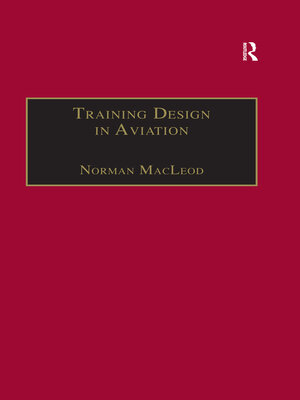cover image of Training Design in Aviation